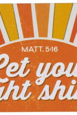 6006937161283 Colorful Inspirational Refrigerator Magnet for Men & Women: Let Your Light Shine