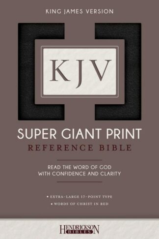 9781619709690 Super Giant Print Reference Bible