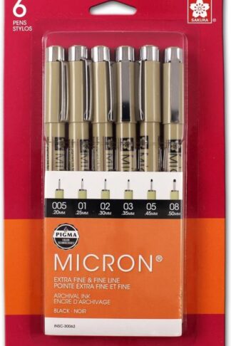 053482300625 PIGMA Micron 005 Bible Pen 6 Piece Set