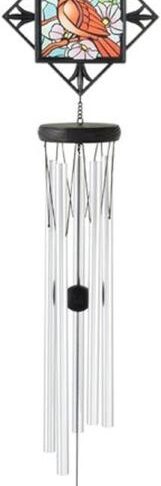 096069644941 Atained Glass Memorial Wind Chime