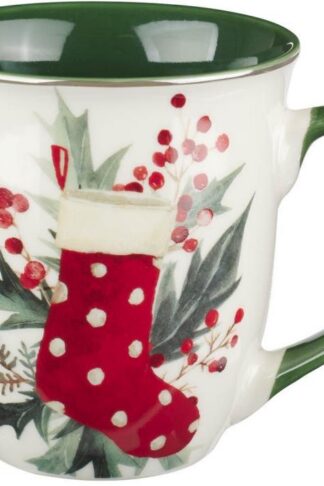 1220000328853 Two Piece Novelty Christmas Ceramic Coffee & Tea Mug Set for Men & Women