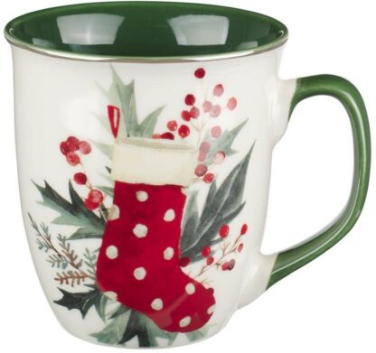 1220000328853 Two Piece Novelty Christmas Ceramic Coffee & Tea Mug Set for Men & Women