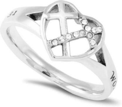 440310649313 Patchwork Cross Women Of God (Size 9 Ring)