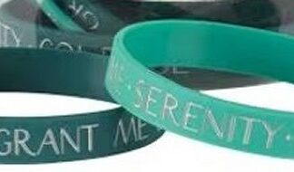 603799315647 Serenity Prayer Silicone Bracelet