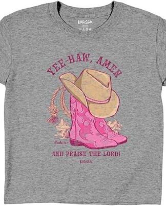 612978635018 Kerusso Kids Yee Haw Amen (4T (4 years) T-Shirt)