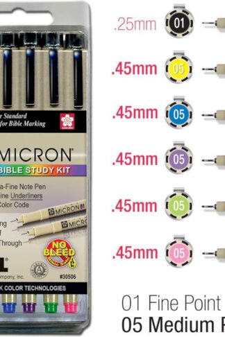 634989305063 PIGMA Micron Bible Study Kit