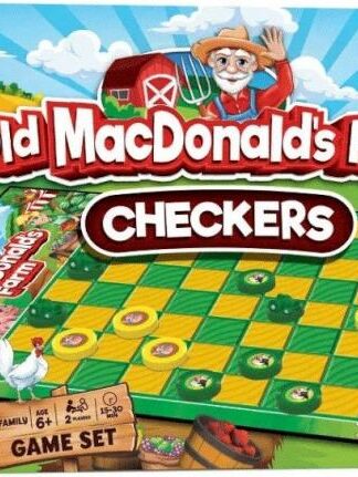 705988421242 Old MacDonalds Farm Checkers