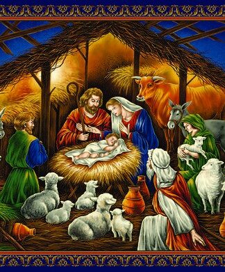 759830248716 Nativity Deluxe Linen