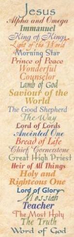 9780805436693 Names Of Jesus Bookmarks