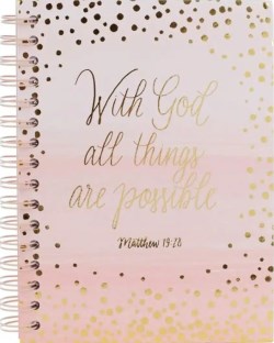 0840234601372 With God All Things Are Possible Journal