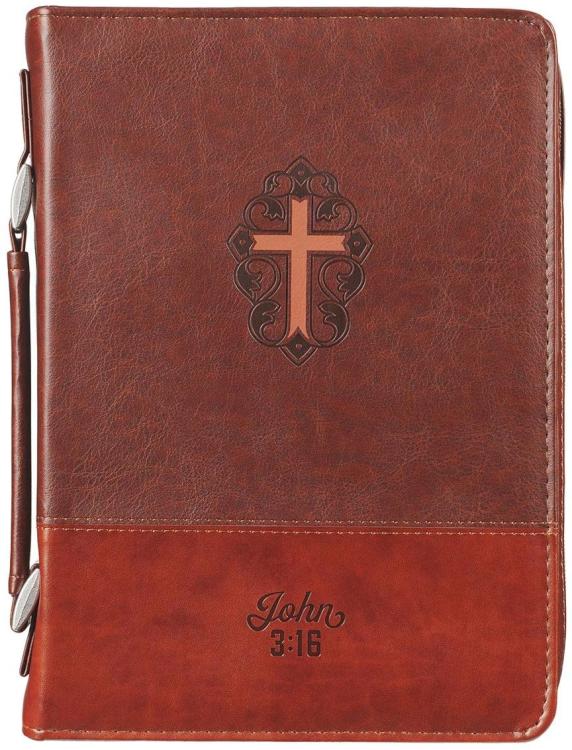 1220000134065 Men's Classic Bible Cover Cross John 3:16