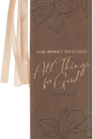 1220000327399 Premium Vegan Leather Inspirational Scripture Bookmark for Women: All Things for