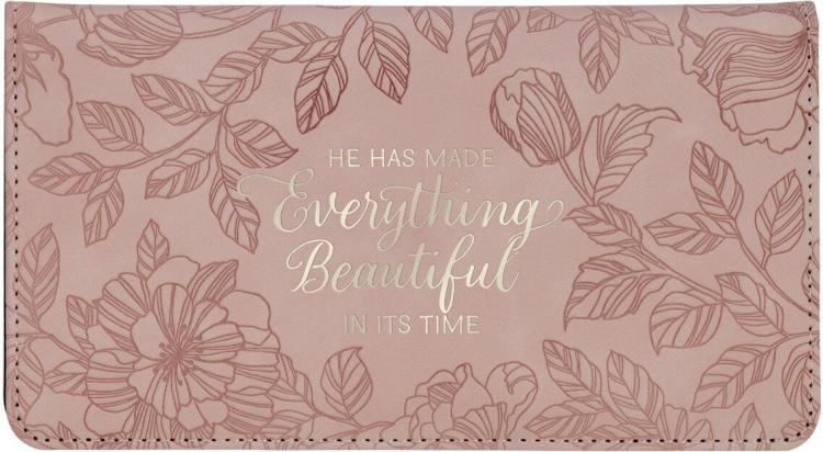 1220000329836 Premium Vegan Leather Scripture Checkbook Cover for Women: Everything Beautiful