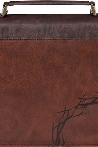 1220000329935 Premium Vegan Leather Inspirational Bible Cover for Men & Women: Amazing Grace w