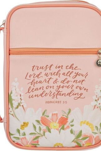 1220000721333 Premium Vegan Leather Inspirational Bible Cover for Women: Trust in the Lord Enc