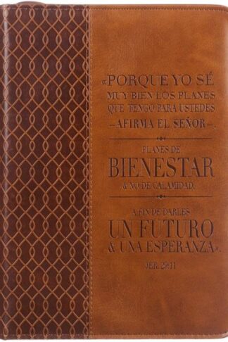 6006937123342 Jeremiah 29:11 Two-tone Bible / Book Cover - Forro para Biblia (Large) (Spanish