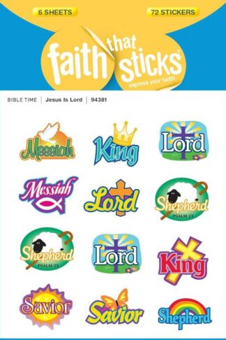 9781414394381 Jesus Is Lord Stickers