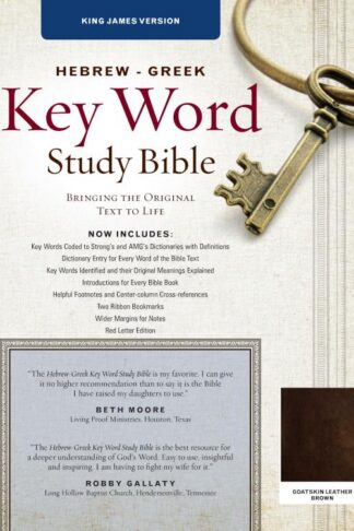 9781617155499 Hebrew Greek Key Word Study Bible