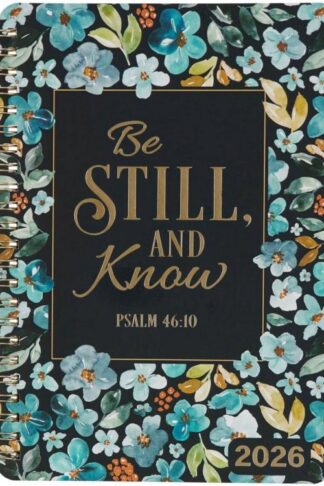9781639528691 2026 Compact Spiral-bound 12 Month Planner for Women: Be Still & Know Encouragin