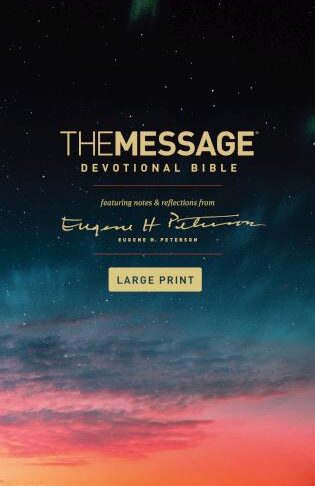 9781641582483 Message Devotional Bible Large Print