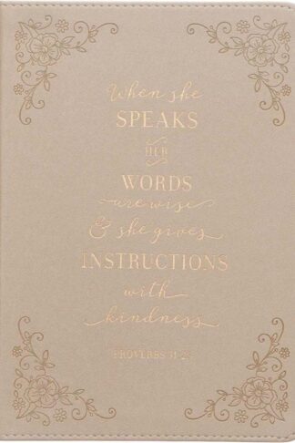9781642724622 Classic Journal When She Speaks Proverbs 31 Woman Bible Verse