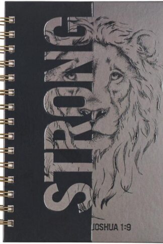 9781642727227 Journal w/Scripture Strong Lion Joshua 1:9