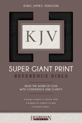 9781683070207 Super Giant Print Reference Bible