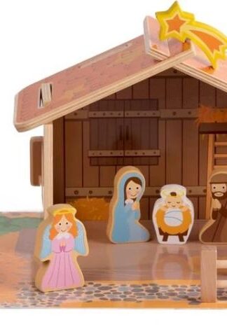 6976831552299 Wooden Nativity Scene