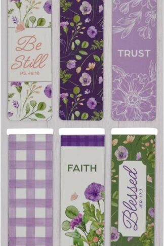 1220000324848 Colorful Inspirational Magnetic Scripture Bookmark Set for Women: Blessed