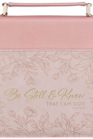 1220000722675 Premium Fashion Vegan Leather Bible Cover for Women: Be Still & Know Inspiration