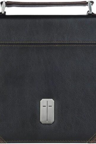 1220000723054 Premium Classic Vegan Leather Bible Cover for Men: Man of God Inspirational Bibl