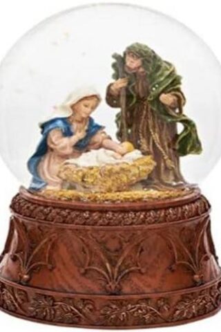 089945474534 Musical Holy Family Glitterdome