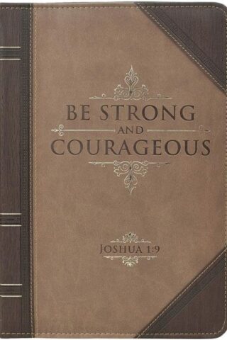 1220000130463 Be Strong and Courageous Joshua 1:9 Bible Cover - Extra Large Christian Art Gift