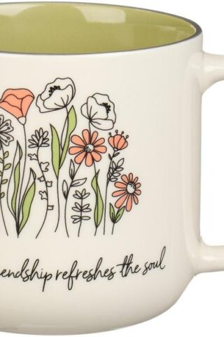 1220000321816 Large Ceramic Coffee & Tea Mug for Women & Friends: Sweet Friendship - Proverbs