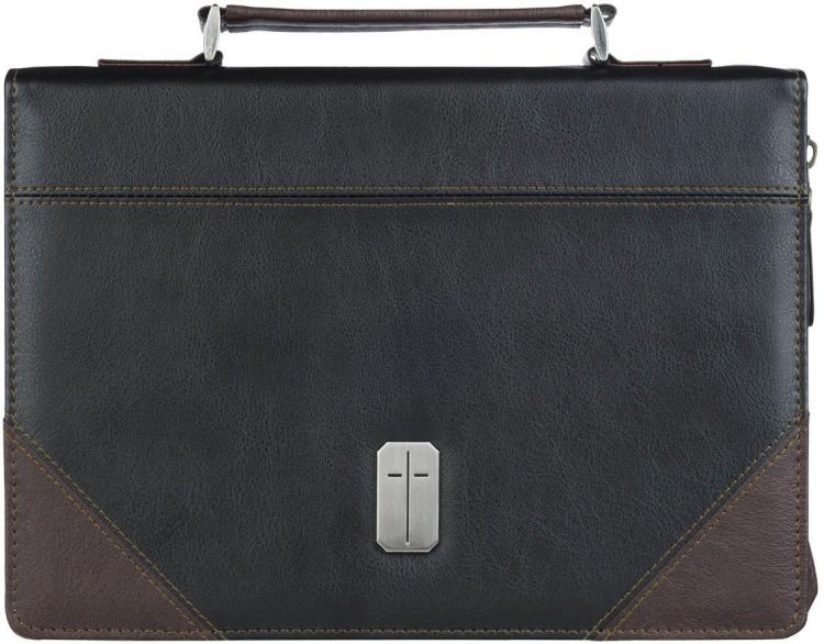 1220000723030 Premium Classic Vegan Leather Bible Cover for Men: Man of God Inspirational Bibl