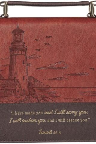 6006937170629 Premium Classic Vegan Leather Inspirational Bible Cover for Men & Women: I Will