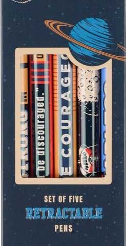 6006937171008 Be Courageous Blue Ink Ballpoint Pen Set Joshua 1:9