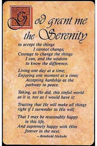 603799163514 Serenity Prayer Pocket Card