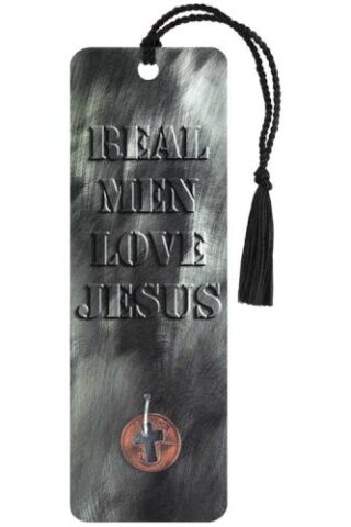 603799320900 Real Men Love Jesus Tassel Coin Bookmark