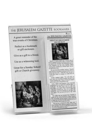603799379984 Jerusalem Gazette Bookmark
