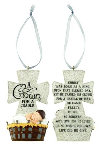 603799408073 Crown For A Cradle Resin (Ornament)