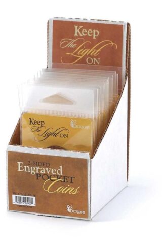 603799579001 Keep The Light On Pocket Stone