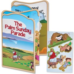 615122150559 Palm Sunday Parade Accordion Fold Booklet With Stickers