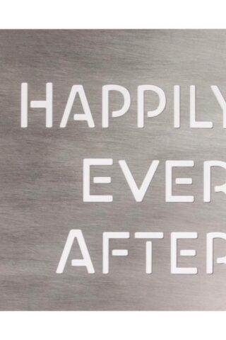 656200299630 Happily Every After Silhouette Sign (Plaque)