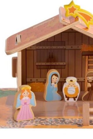 6976831552299 Wooden Nativity Scene