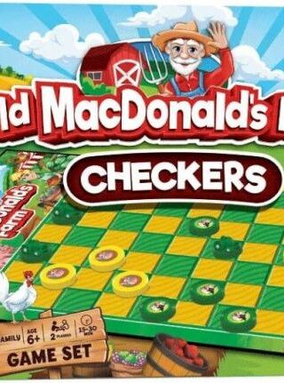 705988421242 Old MacDonalds Farm Checkers