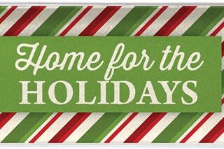736655033918 Home For The Holidays Glass (Magnet)