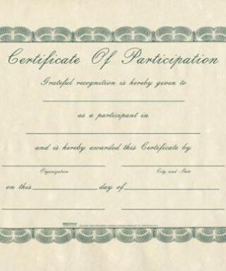 9780805472868 Certificate Of Participation