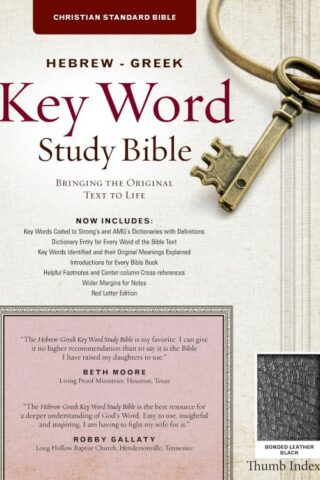 9781617155215 Hebrew Greek Key Word Study Bible