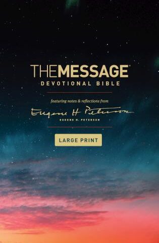 9781641582483 Message Devotional Bible Large Print